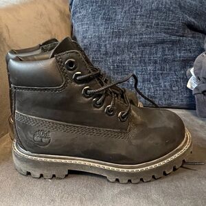Timberland Black Boots- Worn Once!